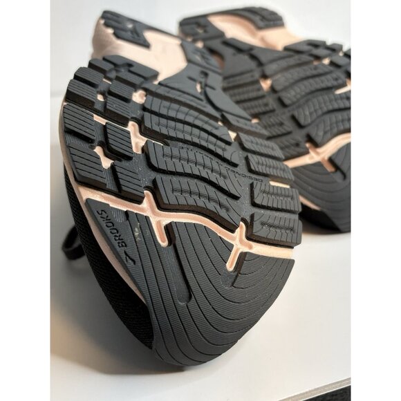 Brooks Ghost 14 Womens 7 B Black Pink Cushion Neutral Running Shoes 1203561B026 - Picture 12 of 16